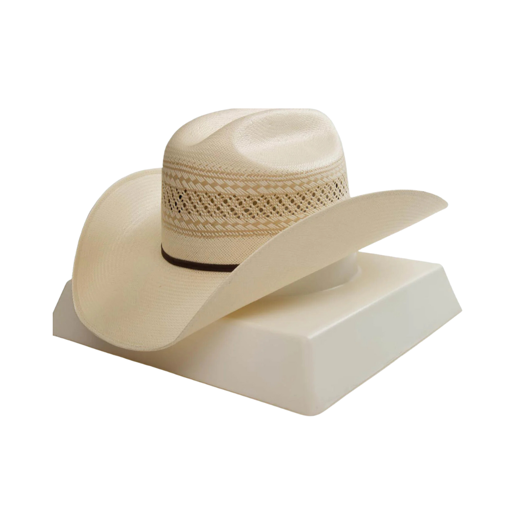 M&amp;F 20x Twister Ivory Straw Patterned Ventilation Hat