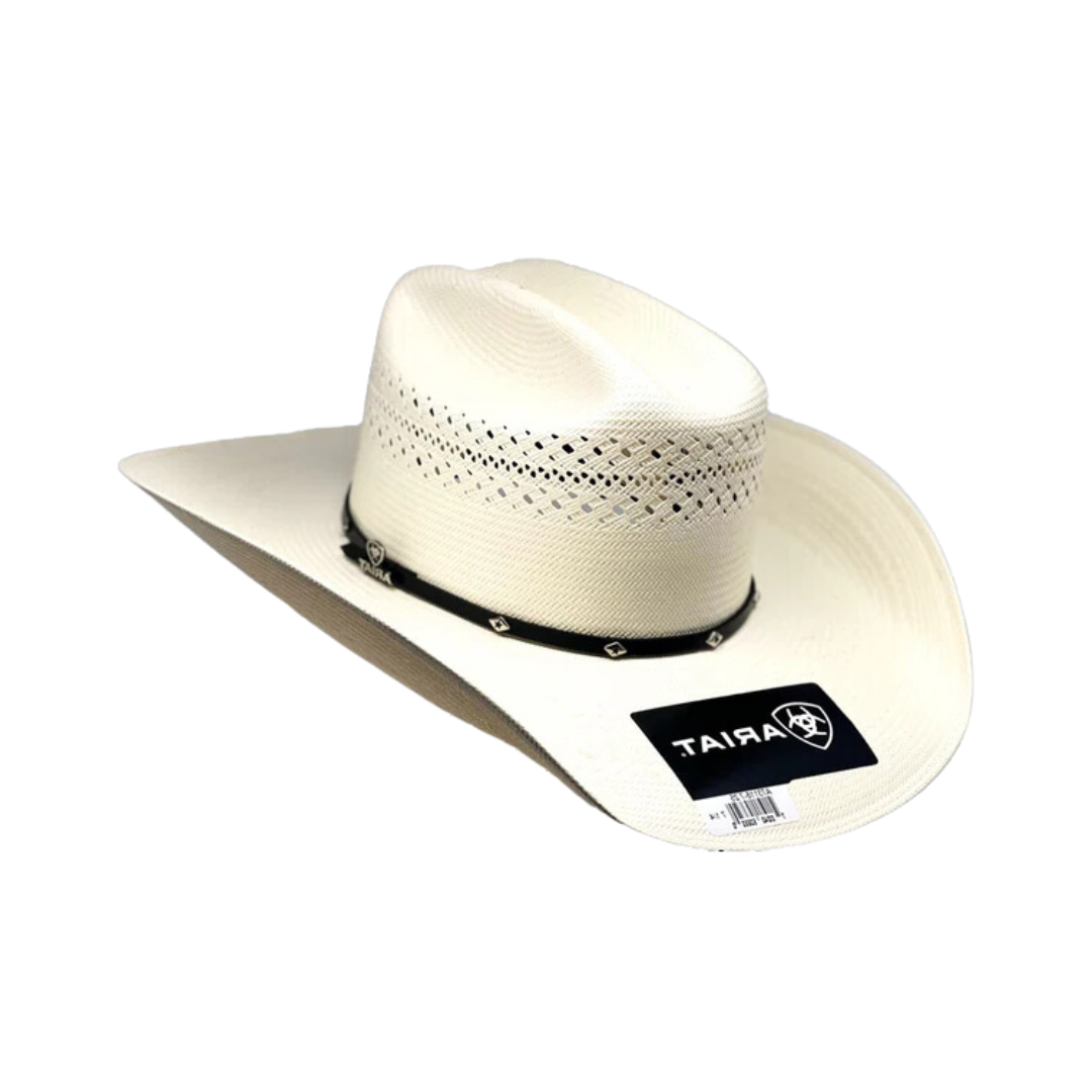 Ariat M&amp;F 20x Zig Zag Straw Western Hat