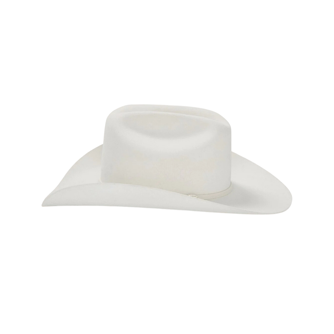 Stetson Hats 4x Deadwood White Wool Felt Hat
