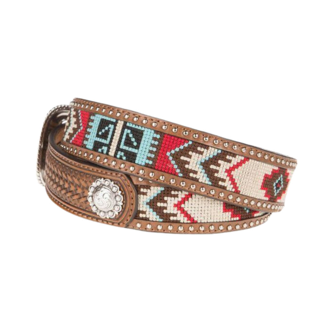 Ariat Pattern Trendy M&F Ariat Multi-colored Belt: Style and Quality