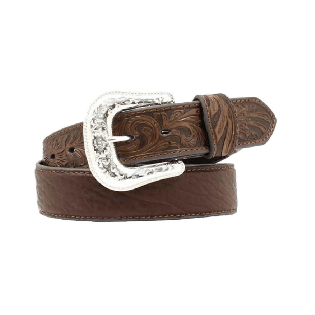 Nocona Men's Bullhide Leather Brown Belt
