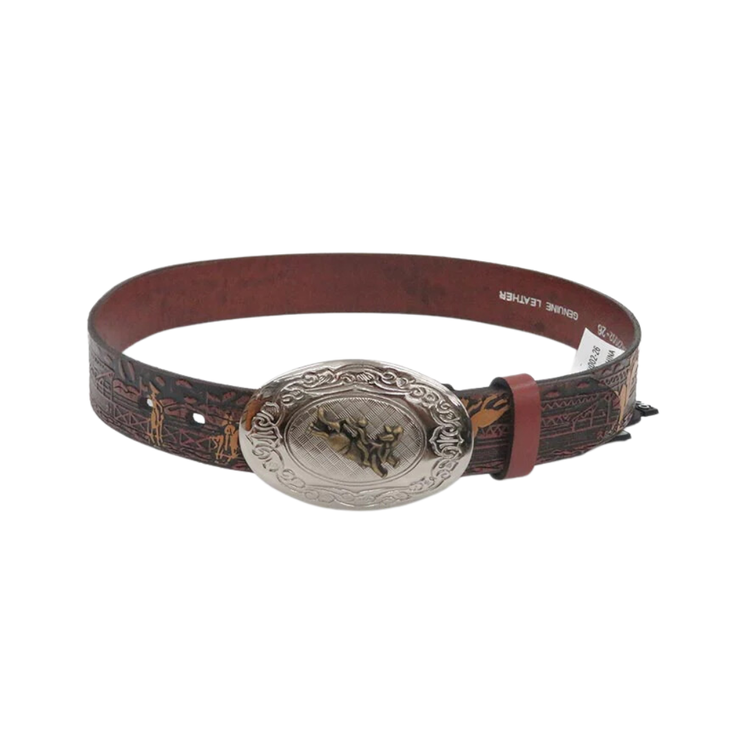 Nocona Youth Boy's Rodeo Printed Brown Belt