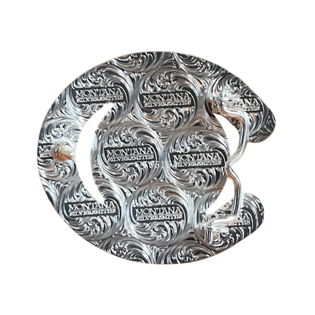 Montana Silversmiths Horseshoe Shape Mexican Flag Buckle