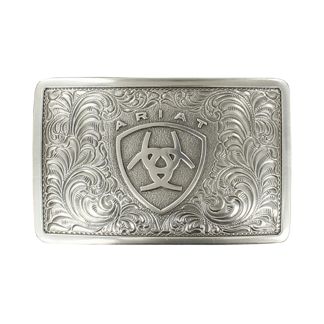 Ariat Antique Silver Shield Logo Buckle