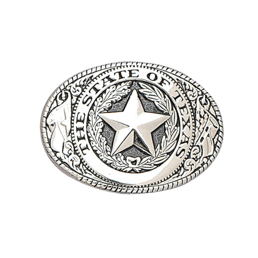 M&F Youth Boy's Texas Seal Western Grey Buckle