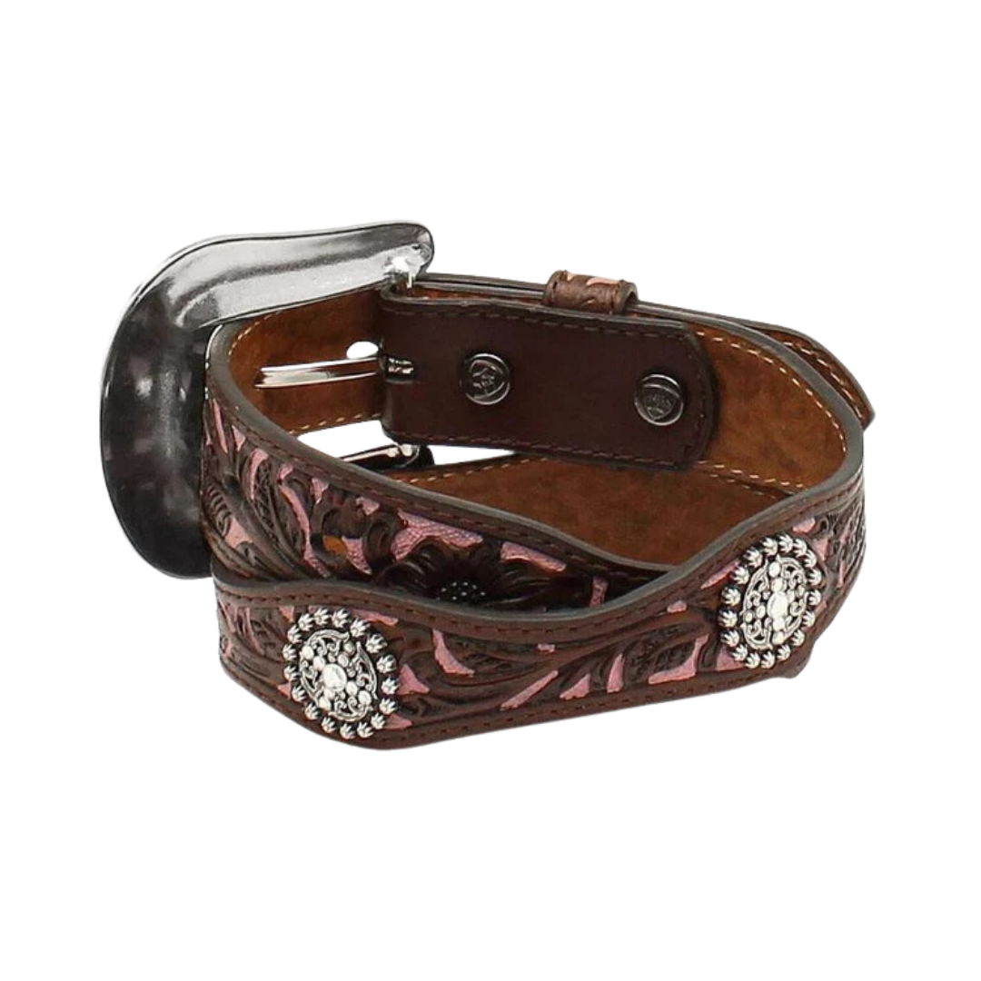 Ariat Youth Girl's Western Scalloped Brown Belt