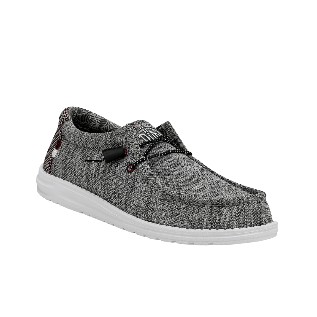 Hey Dude Men's Wally Sox Grey Shoes