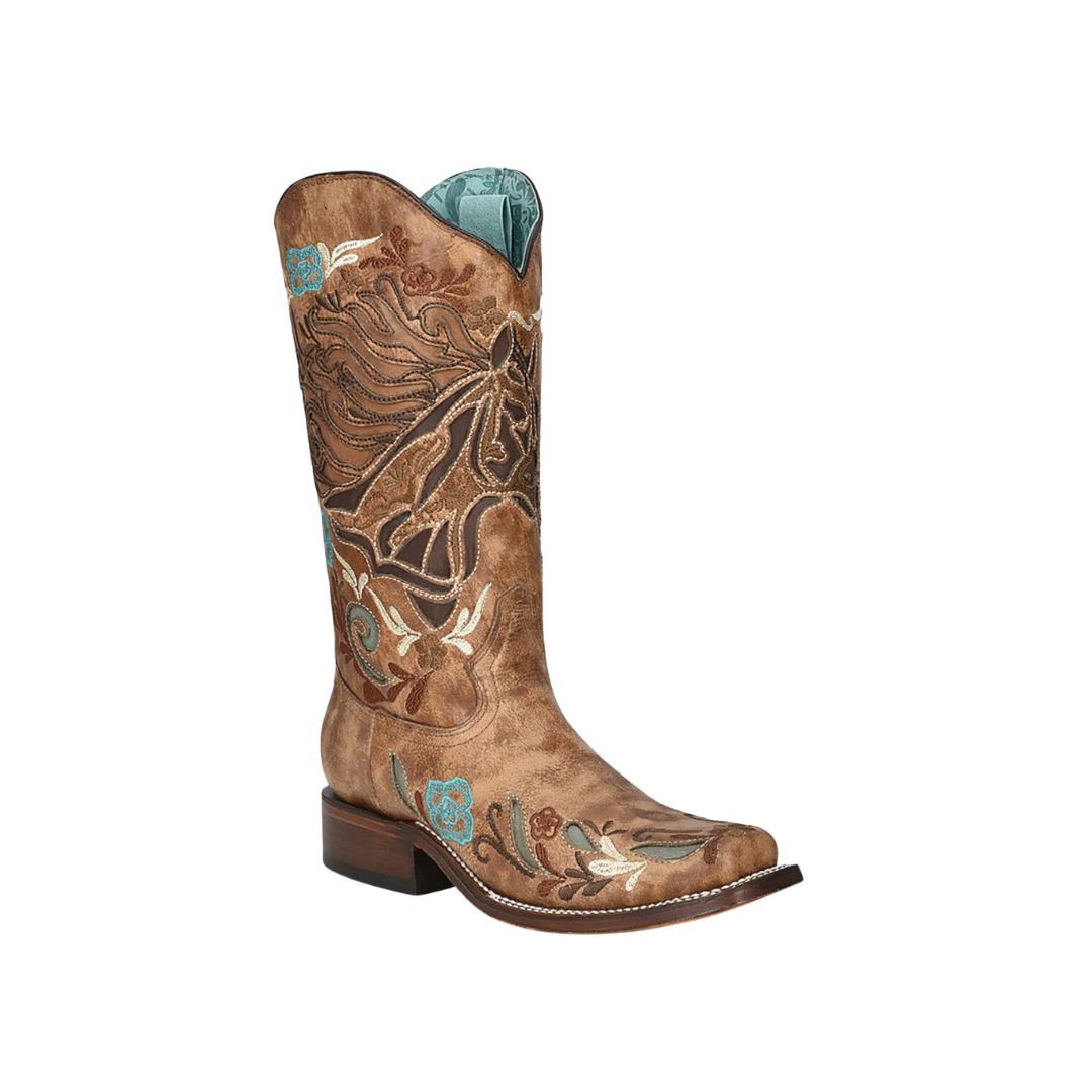 Corral Women's Iridescent Horse Brown Boots