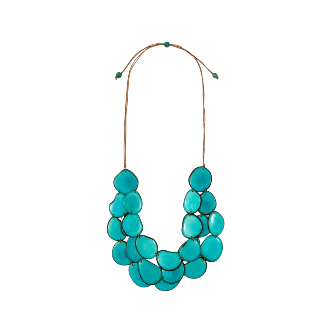 Tagua Women's Turquoise Amigas Necklace