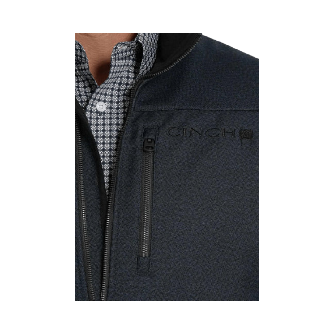 Cinch Men's Bonded Navy Textured Vest