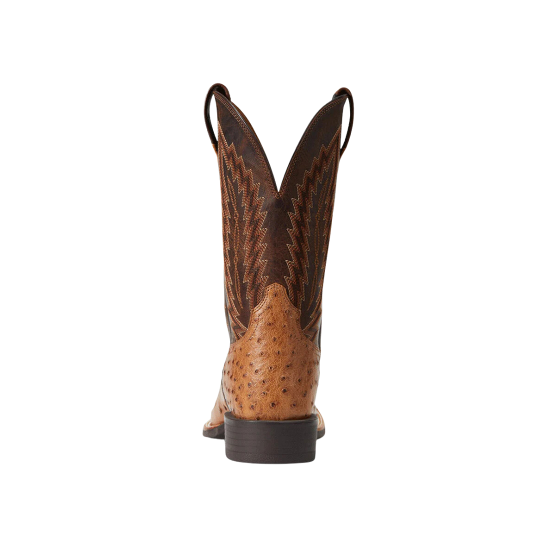 Ariat Men's Quantum Primo Ranger Ostrich Light Brown Boots