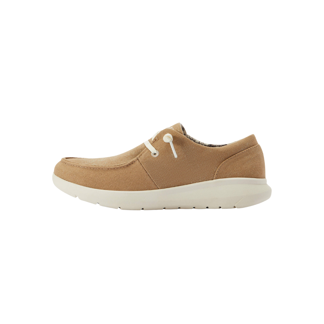 Ariat Women's Hilo Washed Tan Canvas Shoes