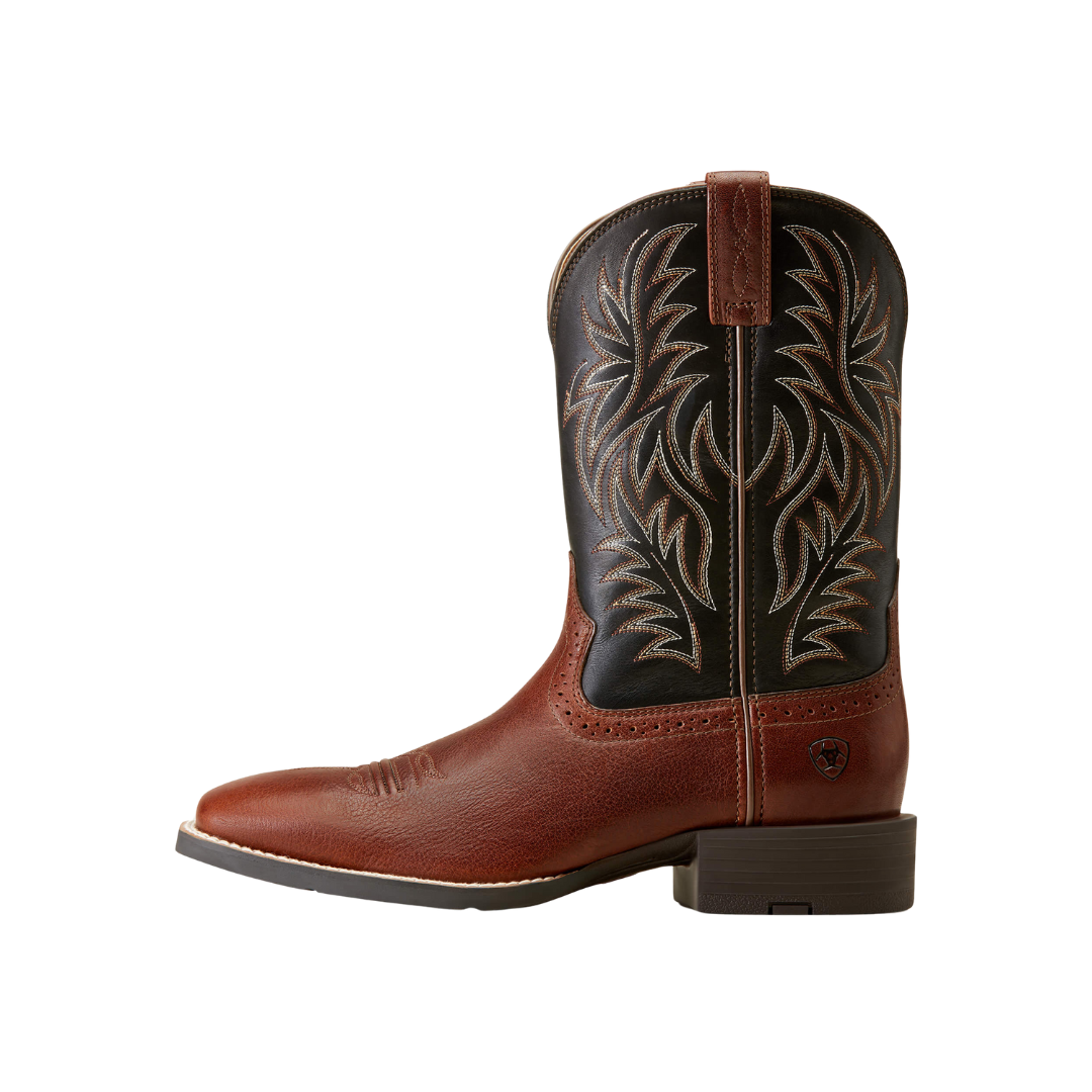 Ariat Men's Sport Western Wide Cognac Candy Boots