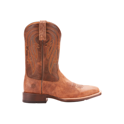 Men s Ariat Plano Western Boots 11 Tannin