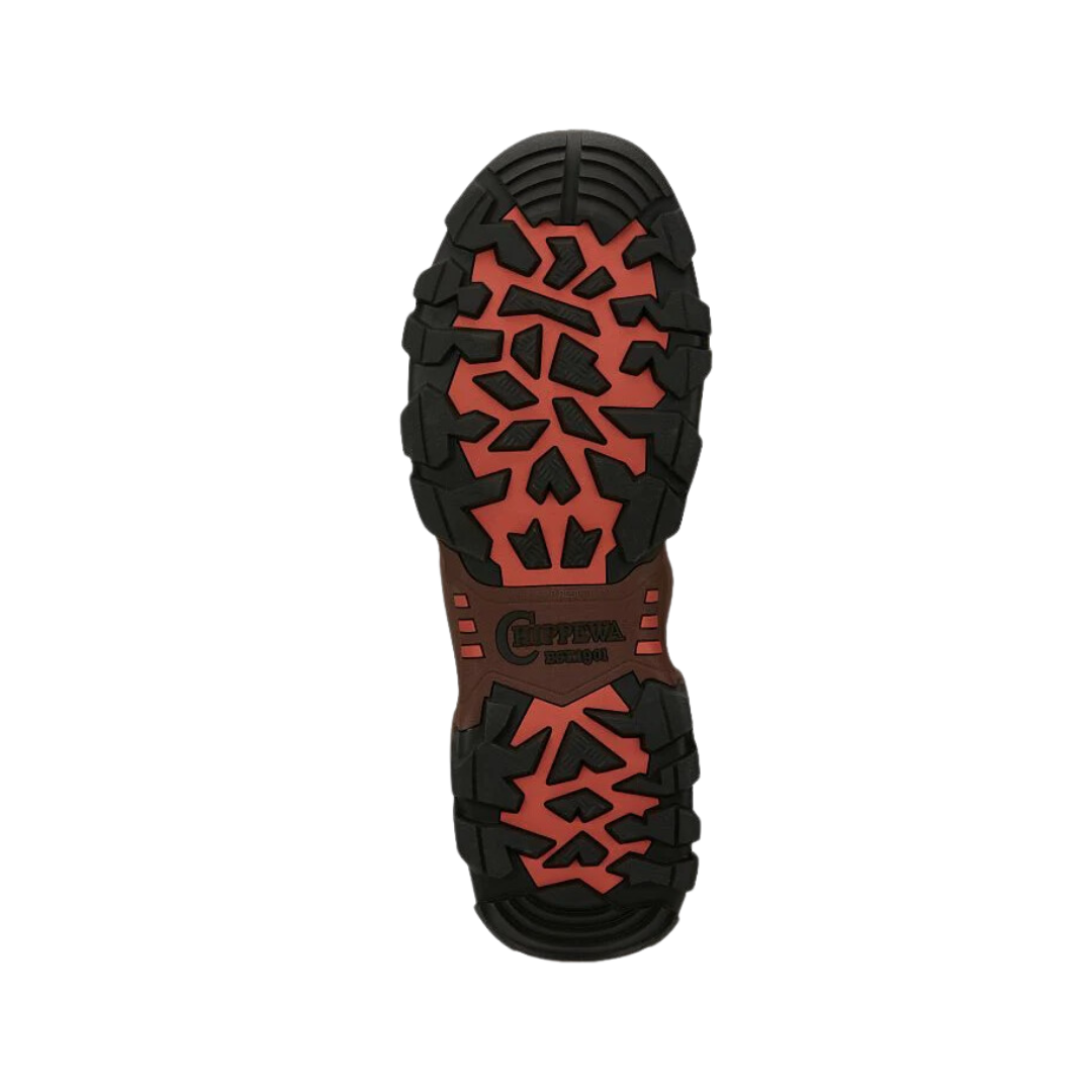 Chippewa Men's Cross Terrain Waterproof Snake Comp Toe Brown Boots