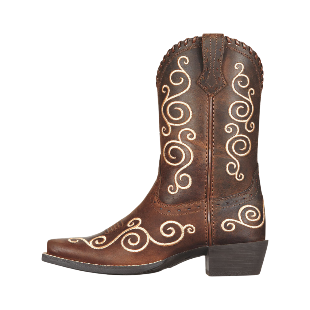 Ariat Youth Girl's Shellen Distressed Brown Boots