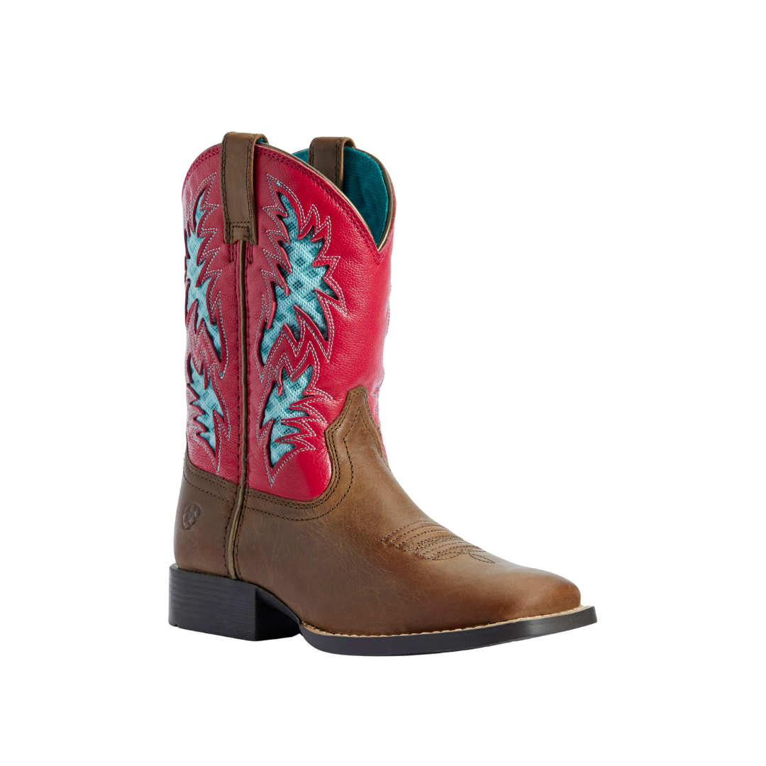 Ariat Youths Girl's VentTEK Western Cowboy Dragon Fruit Boots