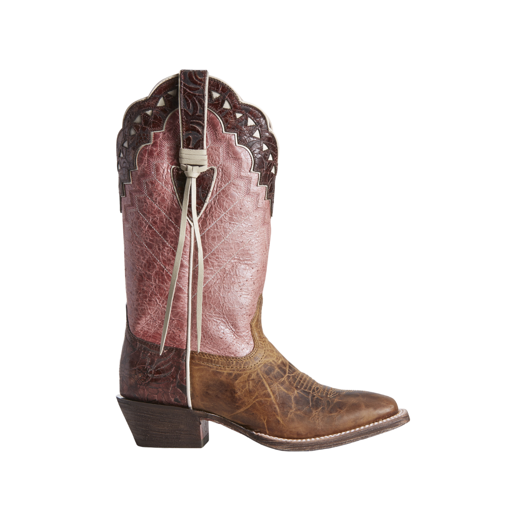 Ariat Women's Western Ember Mahogany Rose Boots