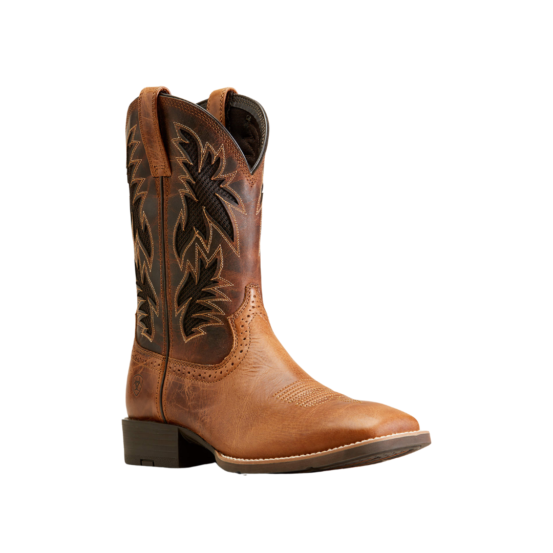 Ariat Men's Sport Cool Venttek Cowboy Dark Tan Boots