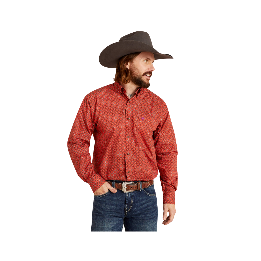 Ariat Men's Samson Classic Fit Terra Rouge Shirt