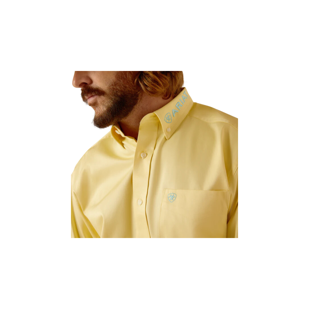 Ariat Men's Team Twill Classic Fit Sun Logo Shirt