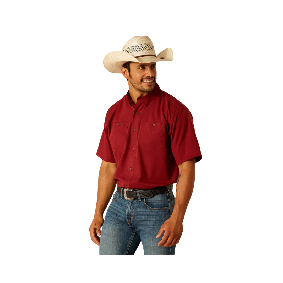 Ariat Men's Airflow Merlot Shirt | Comfortable Western Style