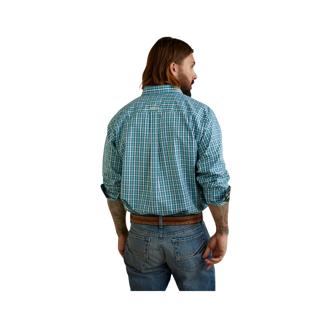Ariat Men's Wrinkle Free Cayden Classic Fit Navy Shirt