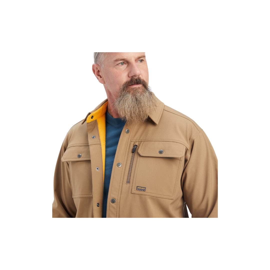 Ariat Men's Rebar DuraStretch Utility Softshell Shirt Jacket