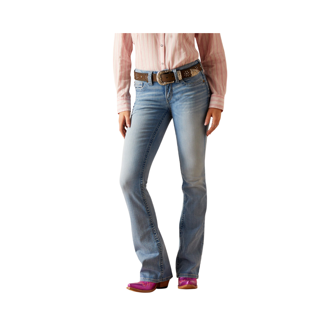 Ariat Women's Mid Rise Hope Boot Cut Nebraska Jeans