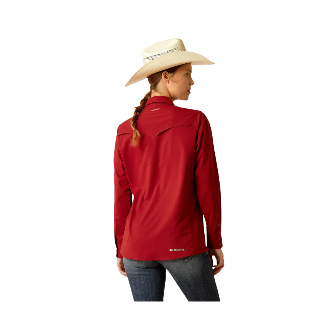 Ariat Women's Venttek Stretch Sun Dried Tomato Shirt