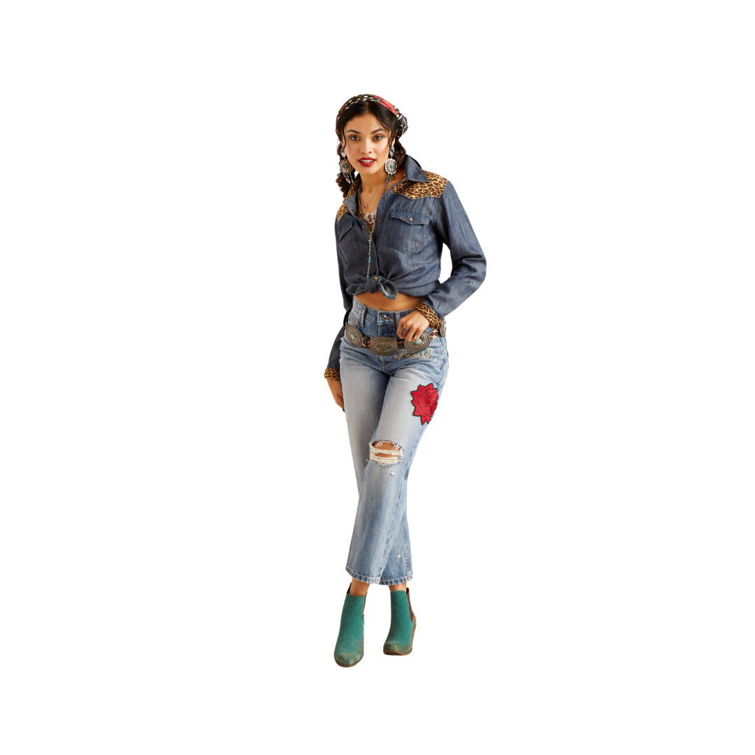 Ariat Women's Layla Rose Rodeo Quincy Chambray Shirt