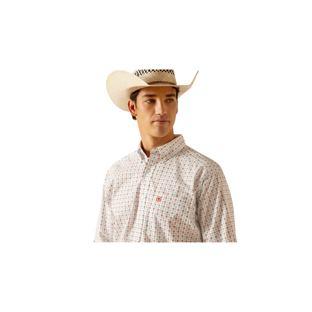 Ariat Men's Kade Classic Fit White Big Shirt