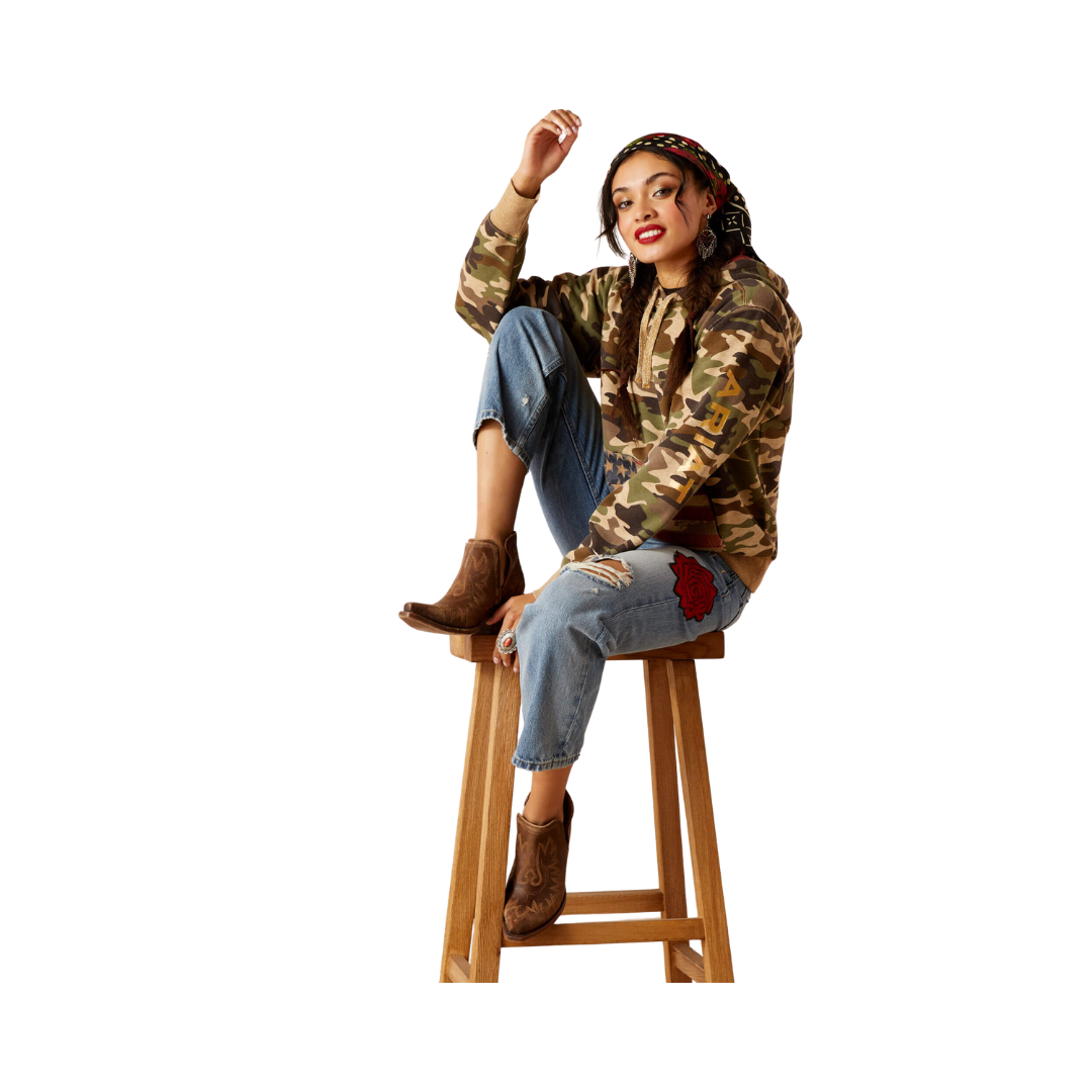 Ariat Women's Rodeo Quincy Wild West Usa Hoodie
