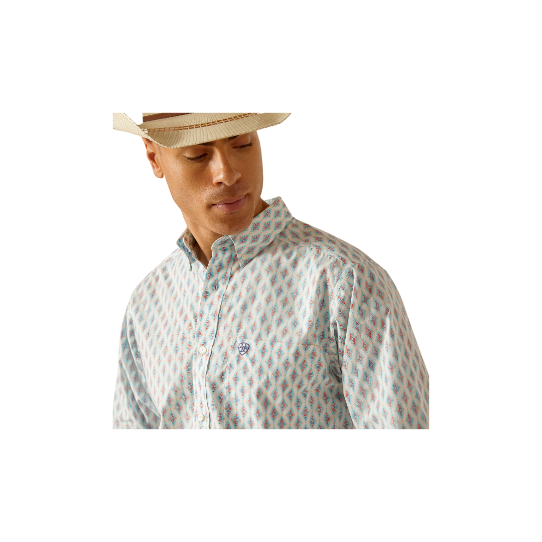 Ariat Men's Kendrick Fitted White Shirt