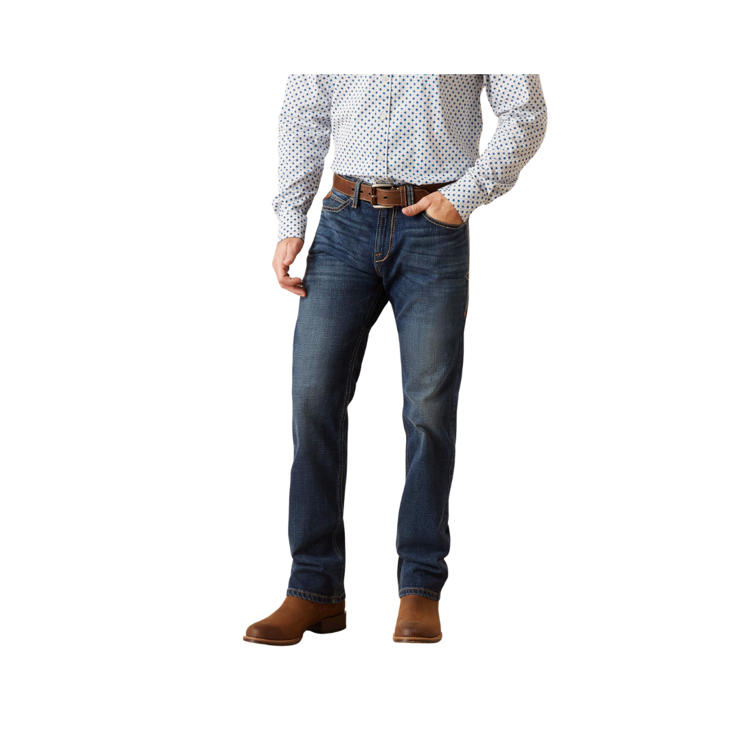 Ariat Men's M8 Modern Stretch Art Slim Denali Jeans