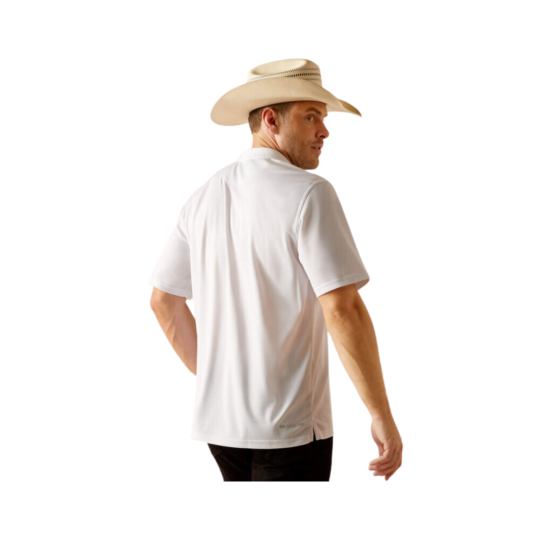 Ariat Men's Tek White Polo White Shirts