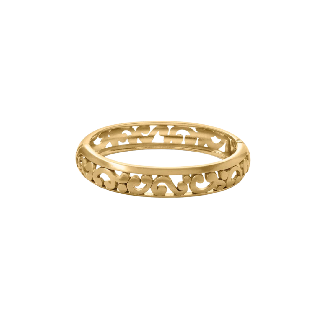 Brighton Contempo Gold Medium Hinged Bangle main image 1