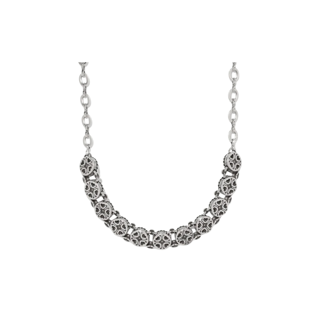 Brighton Women's Sea Gem Collar Silver Pearl Necklace