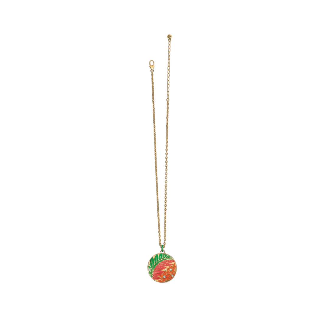 Brighton Women's Terra Tropica Reversible Gold Multicolor Necklace