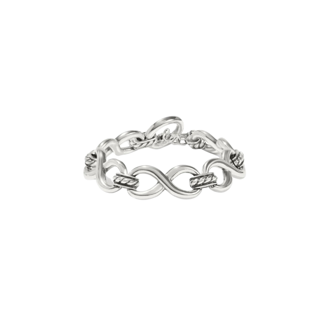 Brighton Women's Interlok Infinity Silver Bracelet