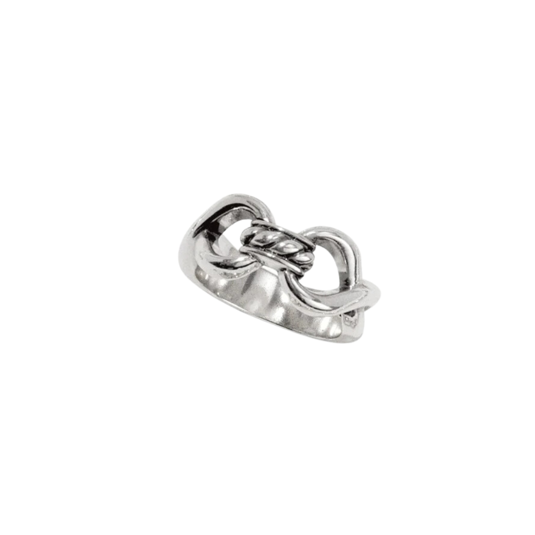 Brighton Women's Interlok Infinity Silver Ring