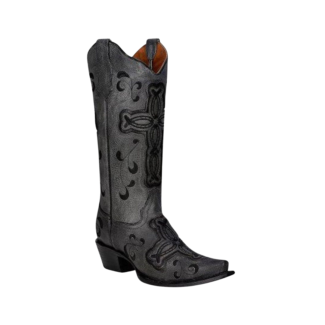 Corral Women's Cross Over Grey Boots
