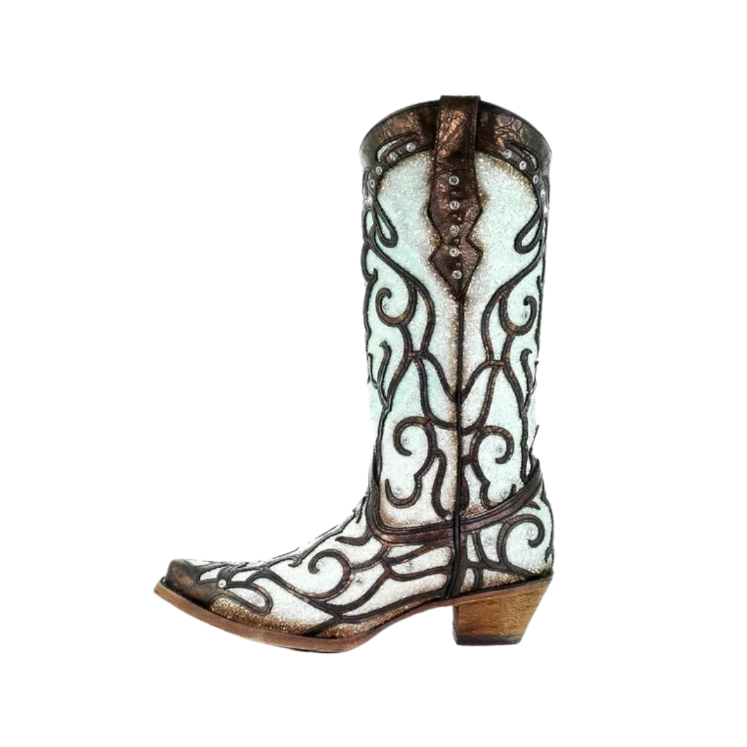 Corral Boots Women's Sky Blue Snip Toe Boot