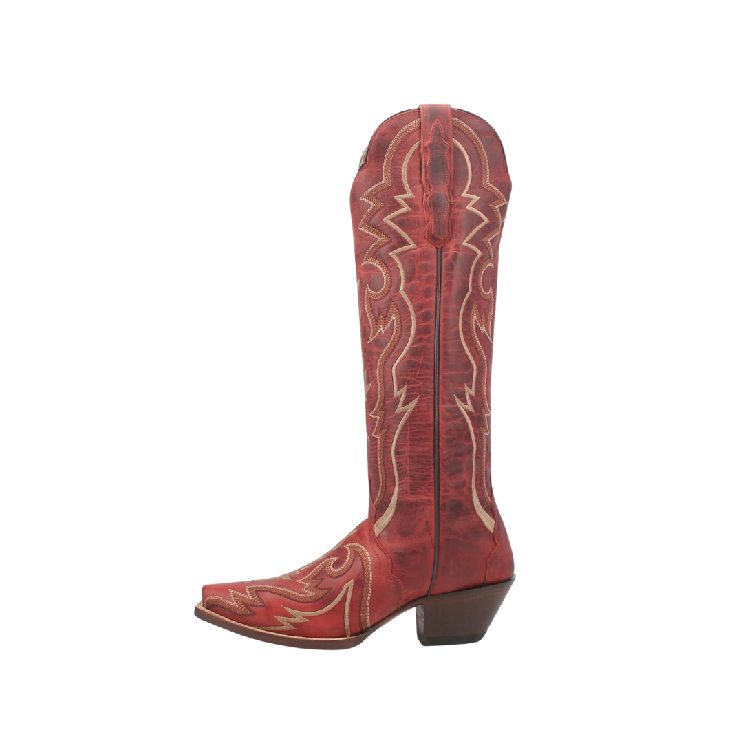 Dan Post Dingo Women's Red Leather Boots