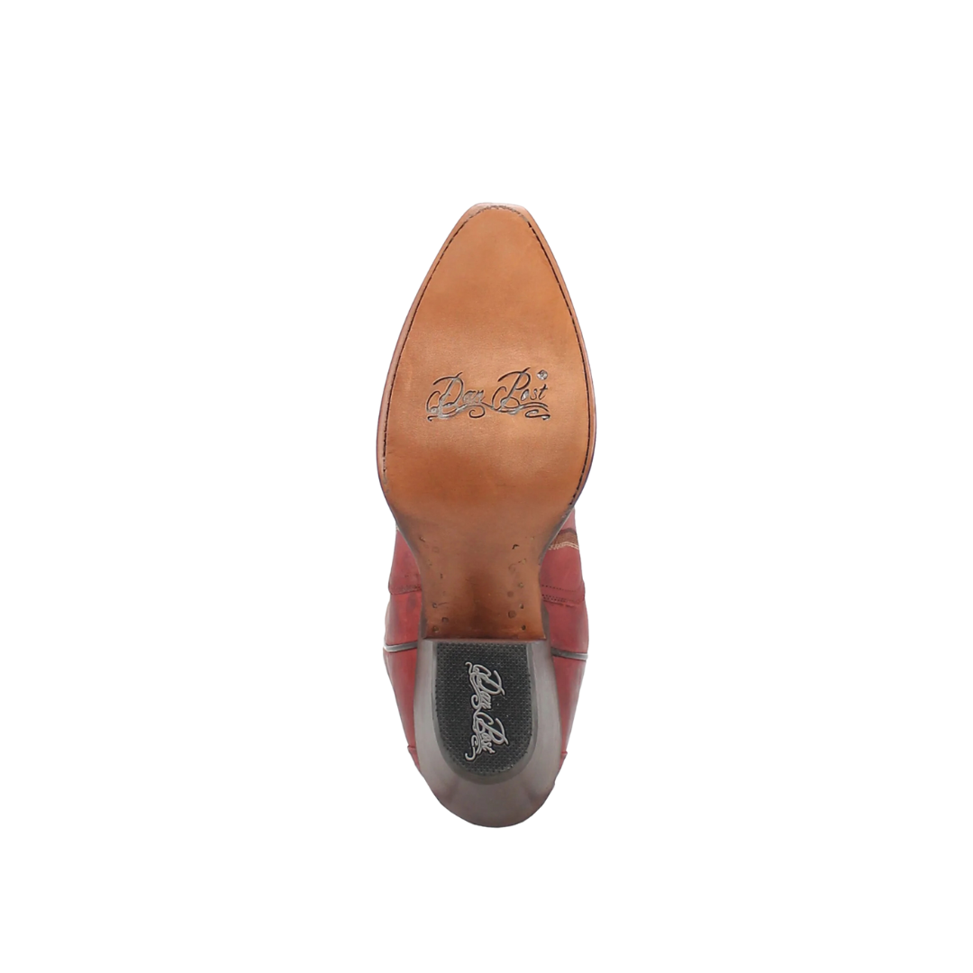 Dan Post Dingo Women's Red Leather Boots