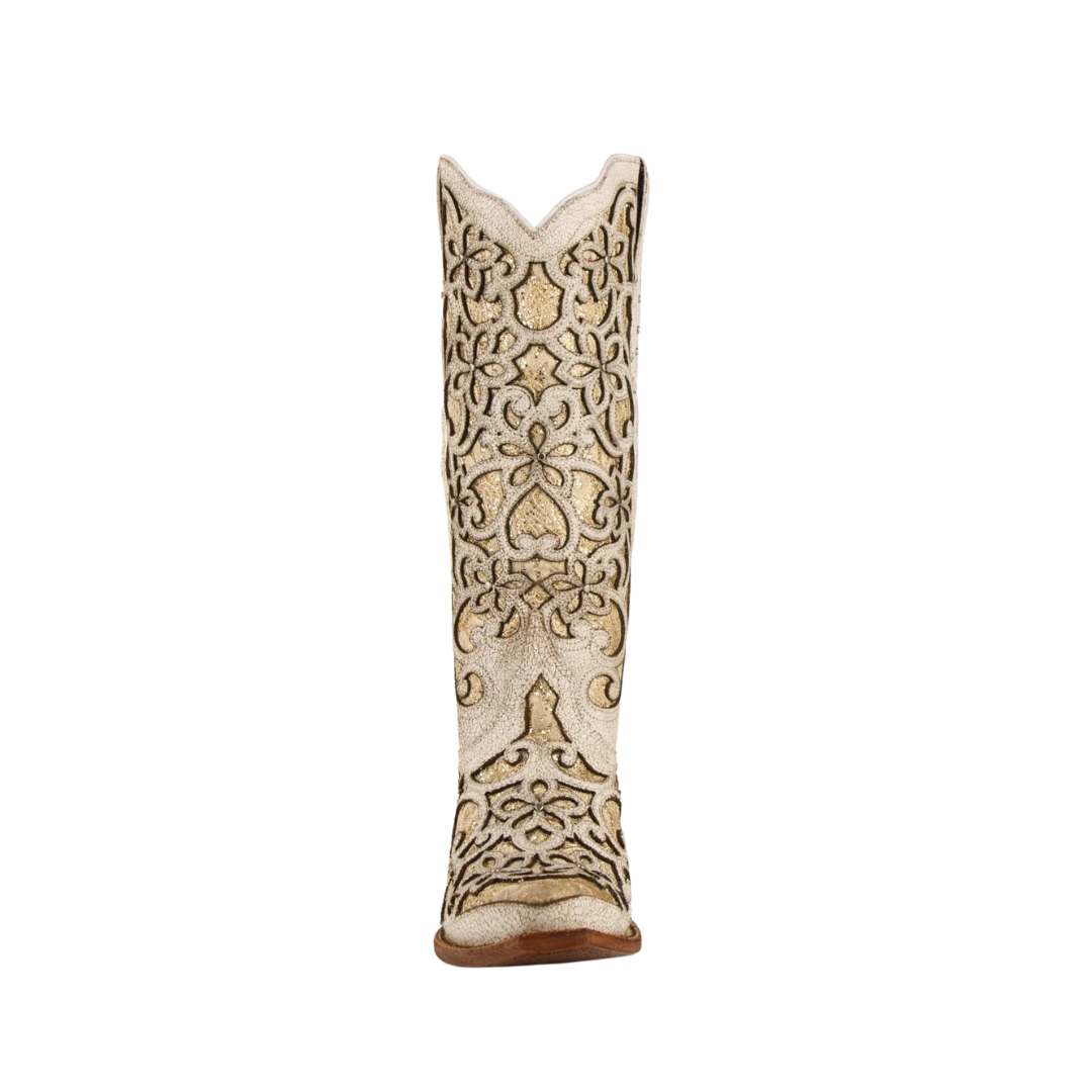 Ferrini Women's Bliss V-Toe White Boots