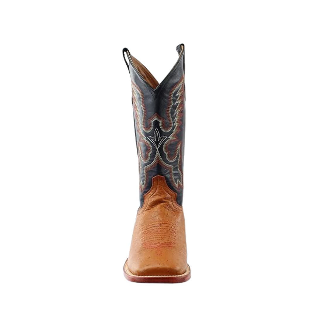 Ferrini Men's Smooth Ostrich Cognac Boots