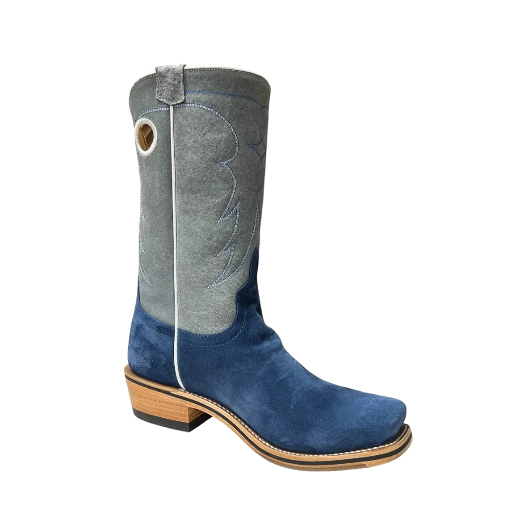 Horse Power Men's Top Hand Turquoise Suede Boot