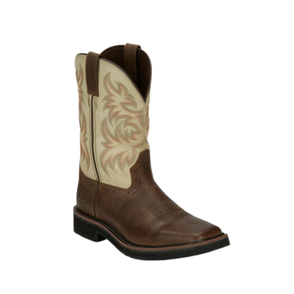 Justin Boot Men´s Driller Cowhide Square Toe Work Boots