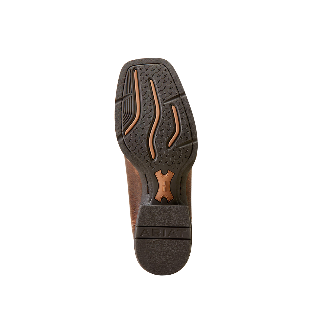 Ariat Men's Sport Wide Cowboy Fiddle Brown Boots